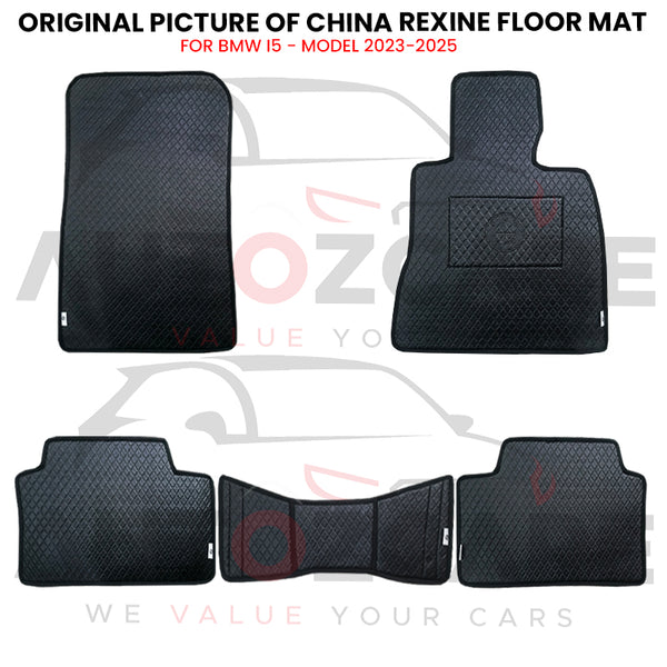 BMW I5 China Rexine Floor Mat 5PCS - Model 2023-2025