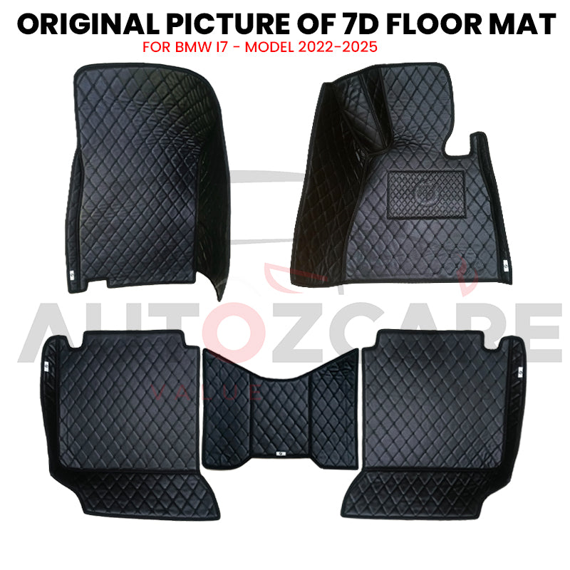 BMW i7 7D Floor Mat (Tray Style) 5PCS - Model 2022-2025