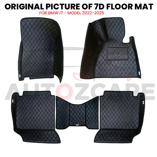 BMW i7 7D Floor Mat (Tray Style) 5PCS - Model 2022-2025