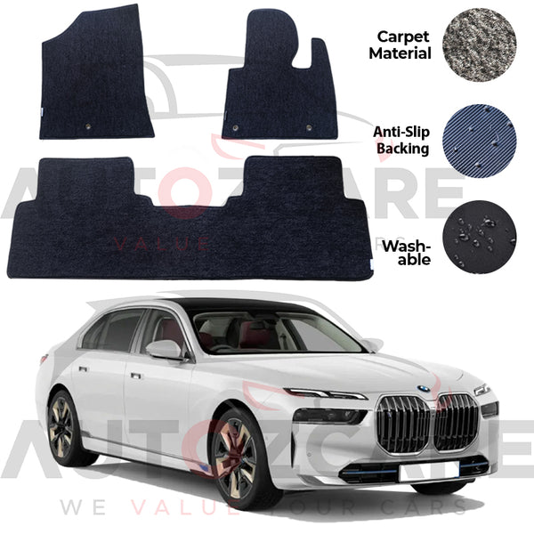 BMW i7 Genuine Fitting Carpet Floor Mat 5PCS - Model 2022-2025