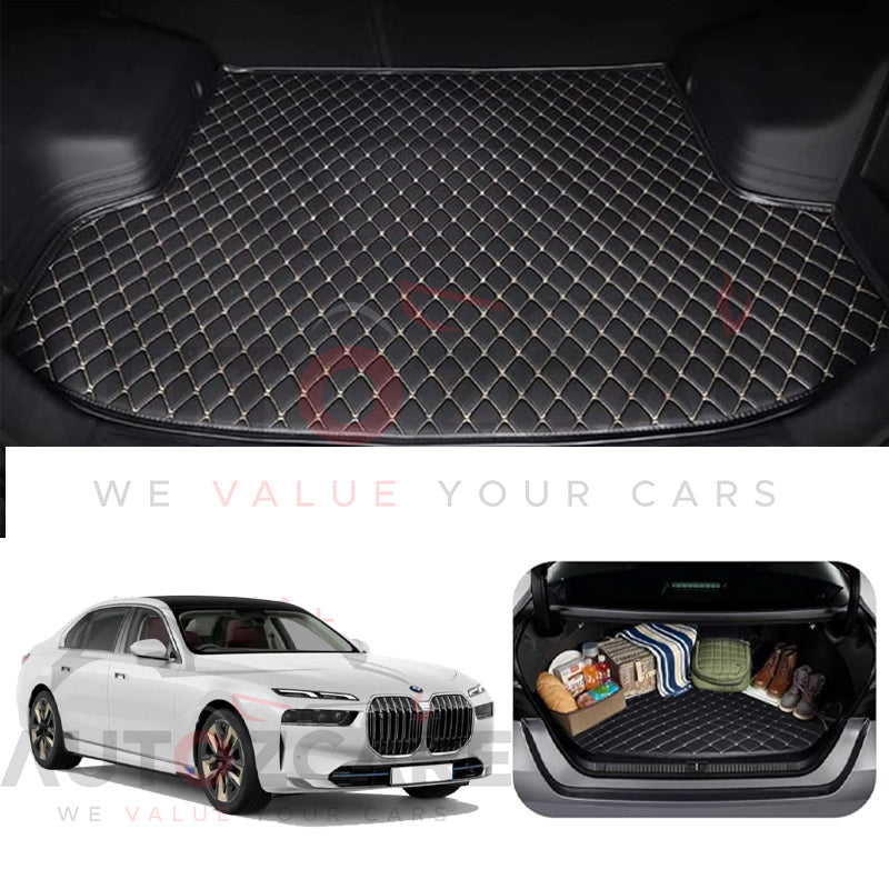 BMW i7 7D Custom Car Trunk Mat - Model 2022-2025