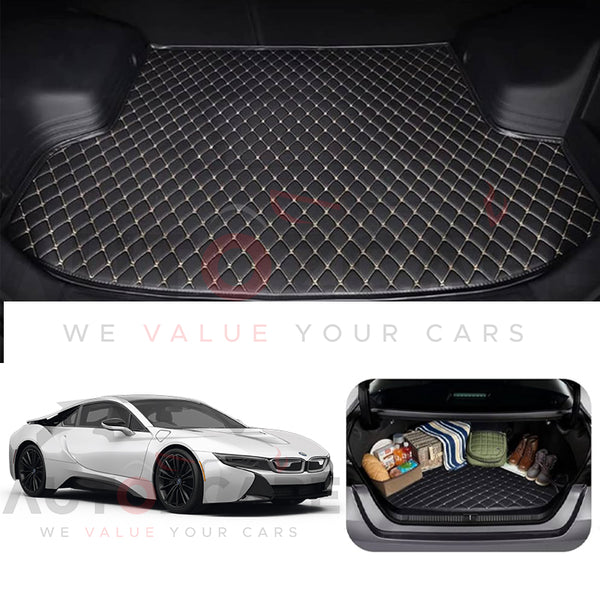 BMW i8 7D Custom Car Trunk Mat - Model 2014-2020