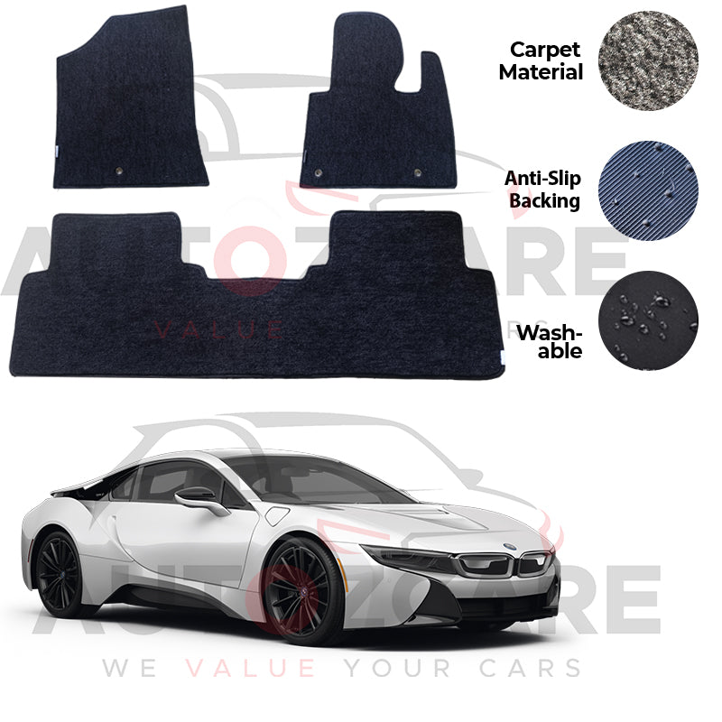 BMW i8 Genuine Fitting Carpet Floor Mat 5PCS - Model 2014-2020