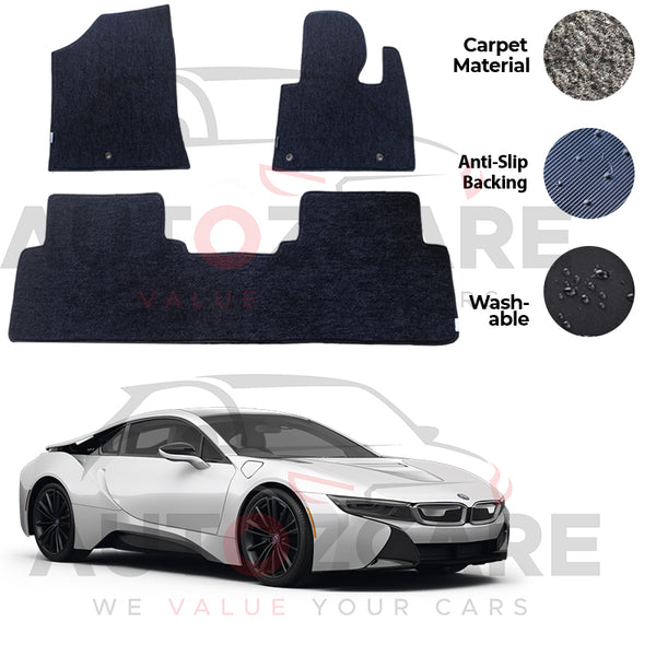 BMW i8 Genuine Fitting Carpet Floor Mat 5PCS - Model 2014-2020