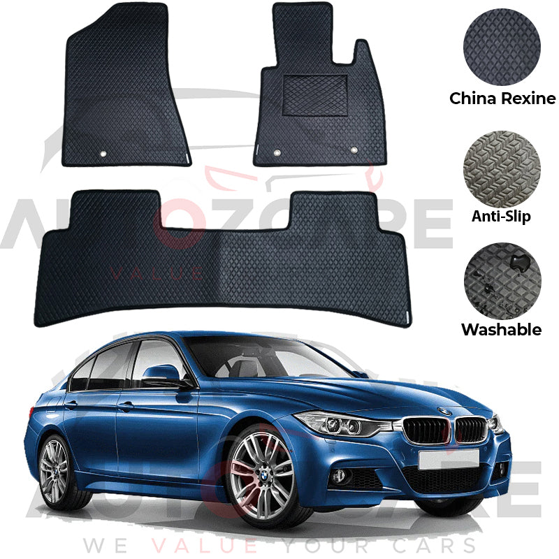 BMW 3 Series China Rexine Floor Mat 3PCS - Model 2012-2018