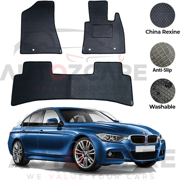 BMW 3 Series China Rexine Floor Mat 3PCS - Model 2012-2018