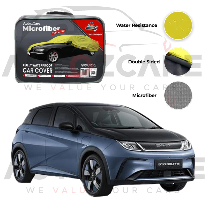 BYD Dolphin Microfiber Car Top Cover - Model 2021-2026
