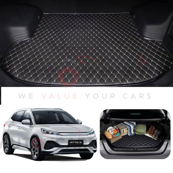 BYD ATTO 3 7D Custom Car Trunk Mat - Model 2024-2025