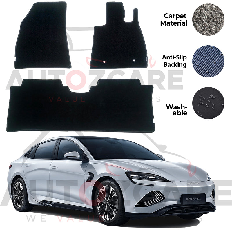 BYD Seal Genuine Fitting Carpet Floor Mat 3PCS - Model 2024-2025