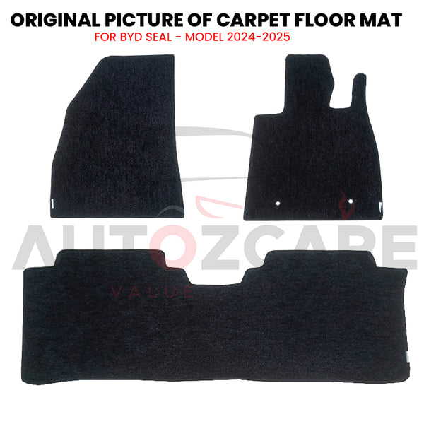 BYD Seal Genuine Fitting Carpet Floor Mat 3PCS - Model 2024-2025
