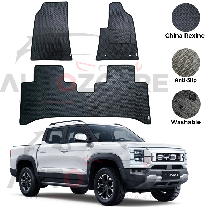 BYD Shark 6 China Rexine Floor Mat 3PCS - Model 2025