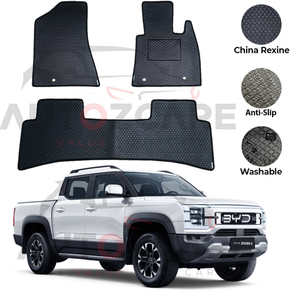 BYD Shark 6 China Rexine Floor Mat 3PCS - Model 2025