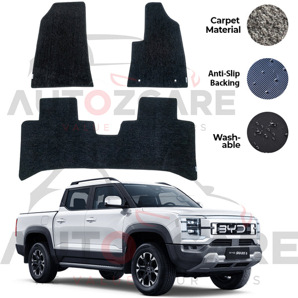 BYD Shark 6 Genuine Fitting Carpet Floor Mat 3PCS - Model 2025