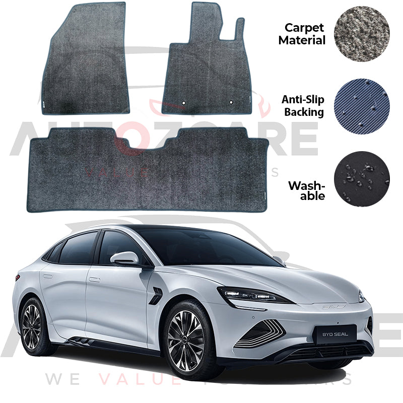 BYD Seal Genuine Fitting Carpet Floor Mat 3PCS - Model 2024-2025