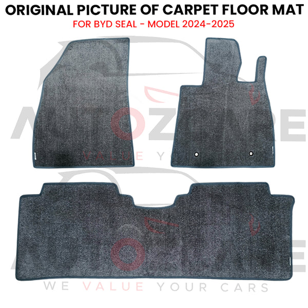 BYD Seal Genuine Fitting Carpet Floor Mat 3PCS - Model 2024-2025