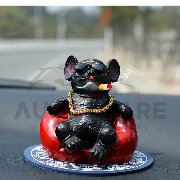 Car Bulldog Ornament Domineering Sofa Dog Console Dashboard | Creativity Animal Action Figure Auto