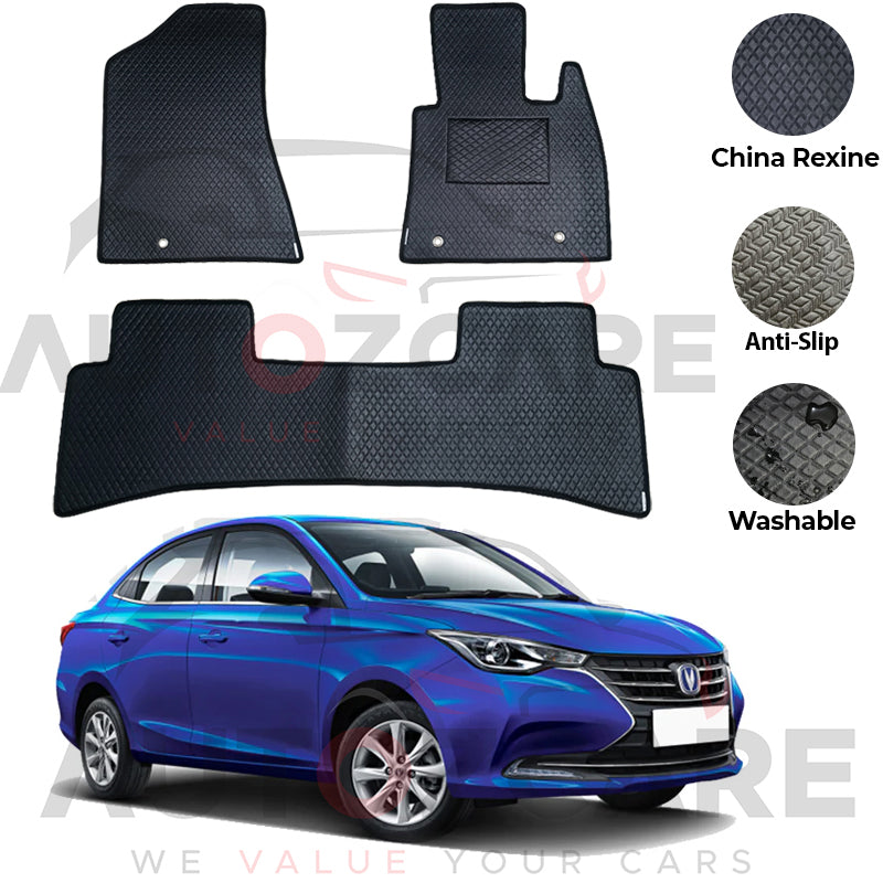 Changan Alsvin China Rexine Floor Mat 3PCS - Model 2021-2025