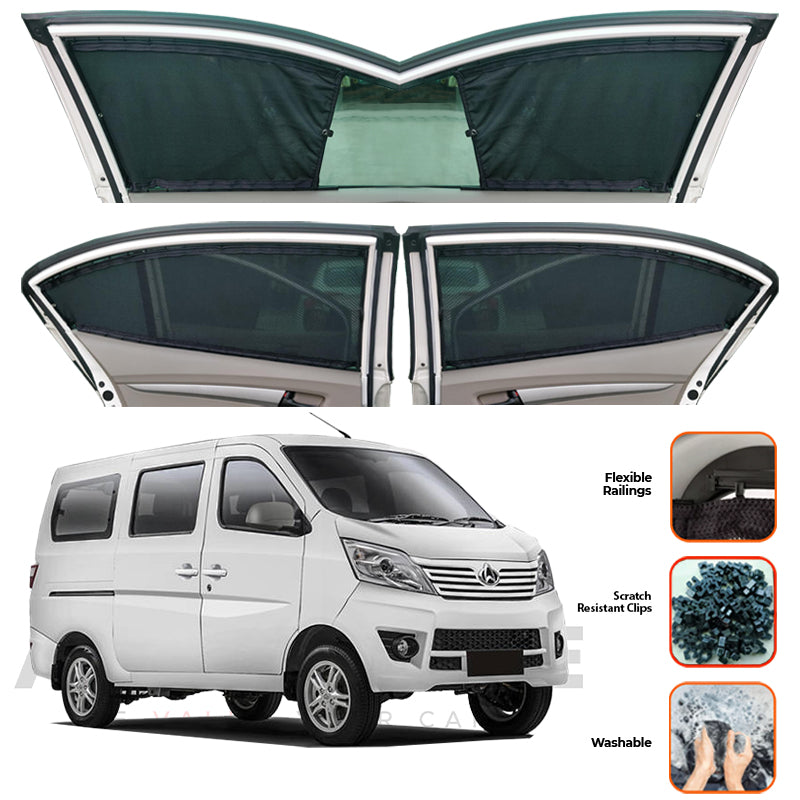 Changan Karvaan Custom Car Sliding Curtains - Model 2018-2025