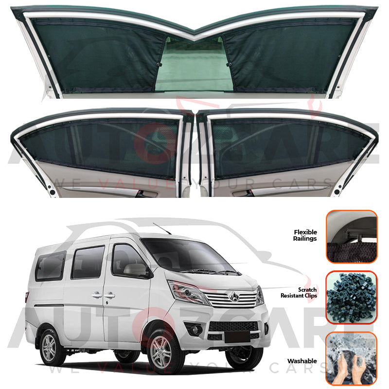 Changan Karvaan Custom Car Sliding Curtains - Model 2018-2025