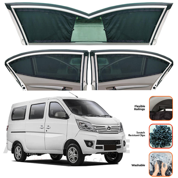 Changan Karvaan Custom Car Sliding Curtains - Model 2018-2025