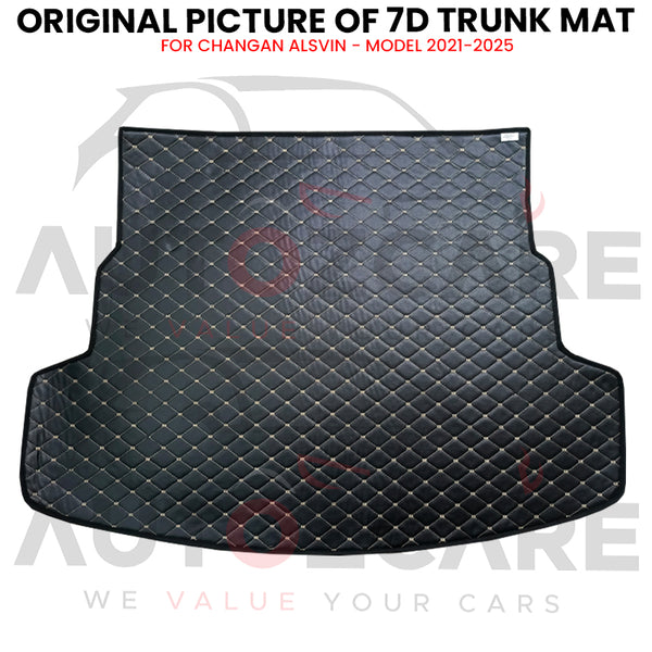Changan Alsvin 7D Custom Car Trunk Mat - Model 2021-2025