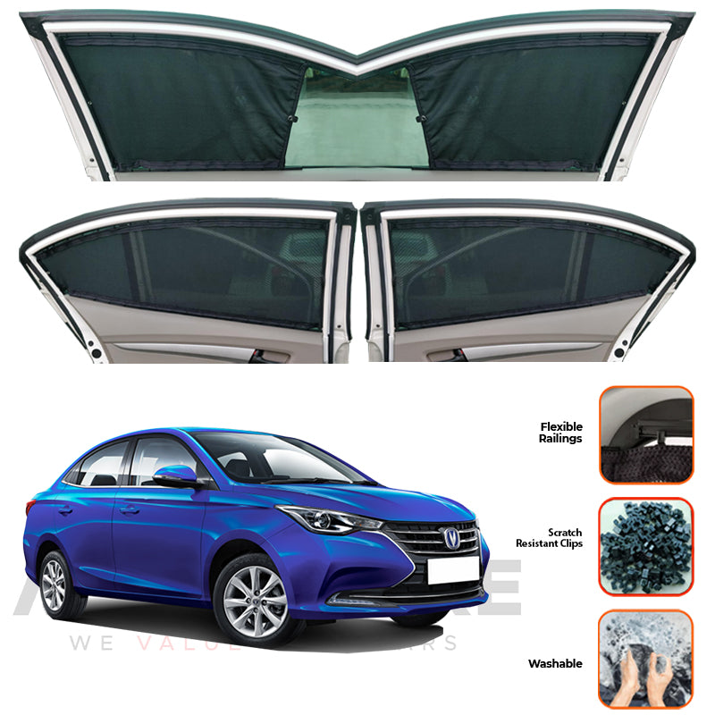 Changan Alsvin Custom Car Sliding Curtains - Model 2021-2025