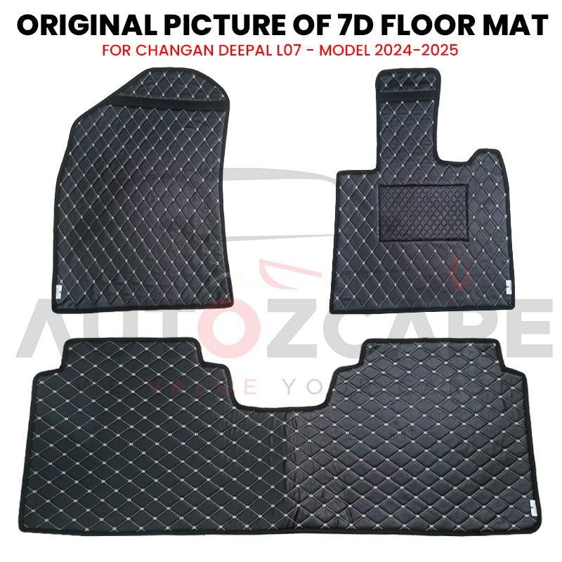 Changan Deepal L07 7D Floor Mat ( Flat Style ) 3PCS - Model 2024-2025
