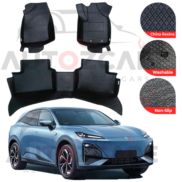 Changan Deepal S07 China Rexine Floor Mat (Tray Style) 3PCS - Model 2024-2025