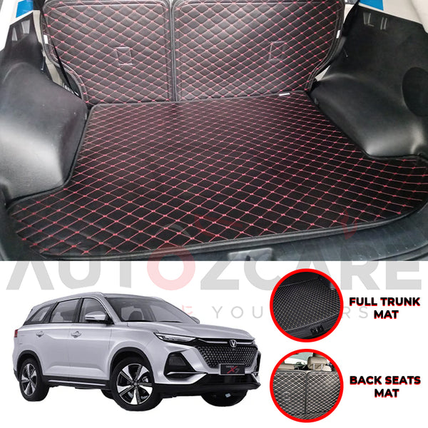 Changan Oshan X7 Custom Car Complete 7D Cabine Mat | Complete 7d Trunk Room Mat- Model 2022-2025