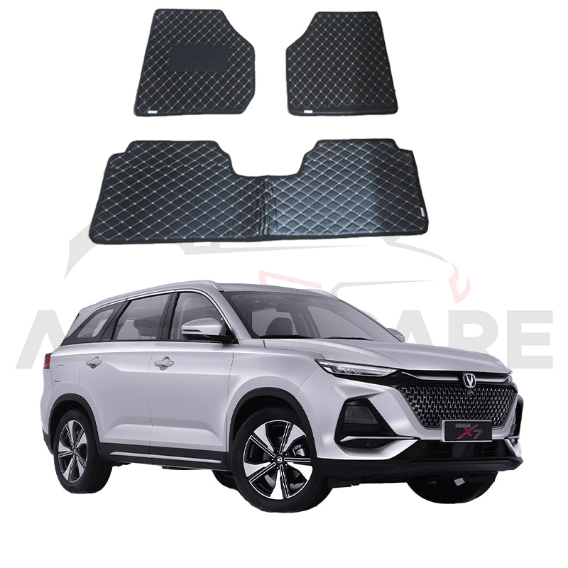 Changan Oshan X7 7D Floor Mat ( Flat Style ) 3PCS - Model 2022-2025