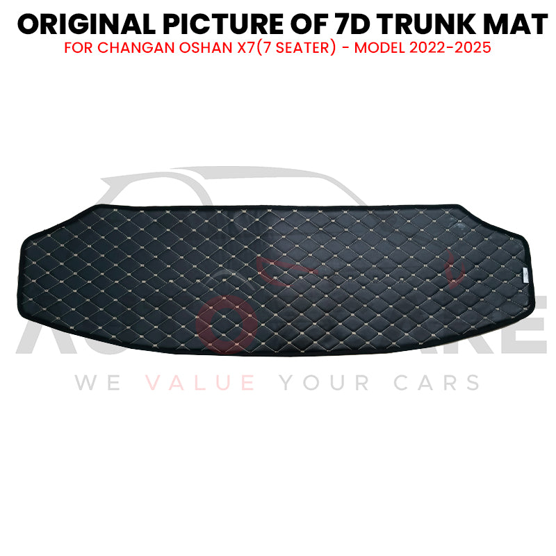 Changan Oshan X7 7D Custom Car Trunk Mat - Model 2022-2025