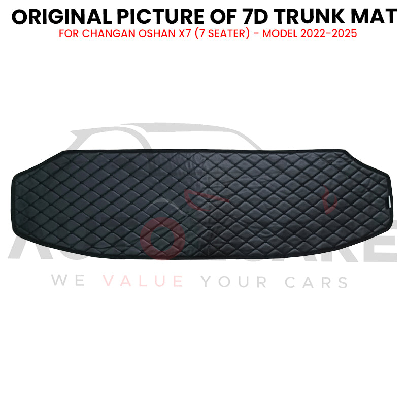 Changan Oshan X7 7D Custom Car Trunk Mat - Model 2022-2025