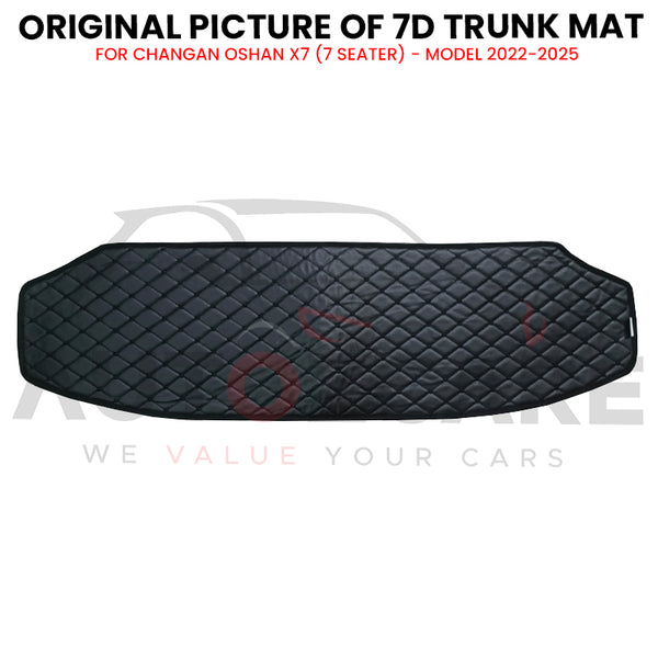 Changan Oshan X7 7D Custom Car Trunk Mat - Model 2022-2025