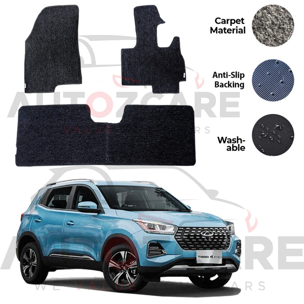 Chery Tiggo 4 Pro Genuine Fitting Carpet Floor Mat 3PCS - Model 2022-2025