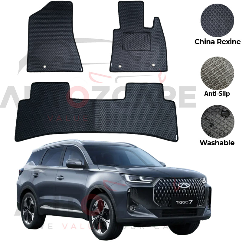Chery Tiggo 7 China Rexine Floor Mat 3PCS - Model 2026