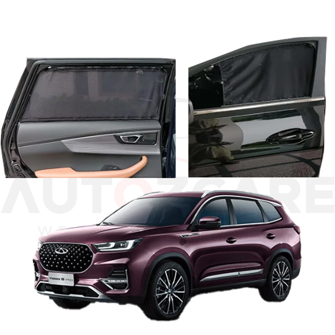 Chery Tiggo 8 Customize Car Curtain | Slidable Curtain Model 2022 - 2025