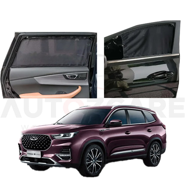 Chery Tiggo 8 Customize Car Curtain | Slidable Curtain Model 2022 - 2024