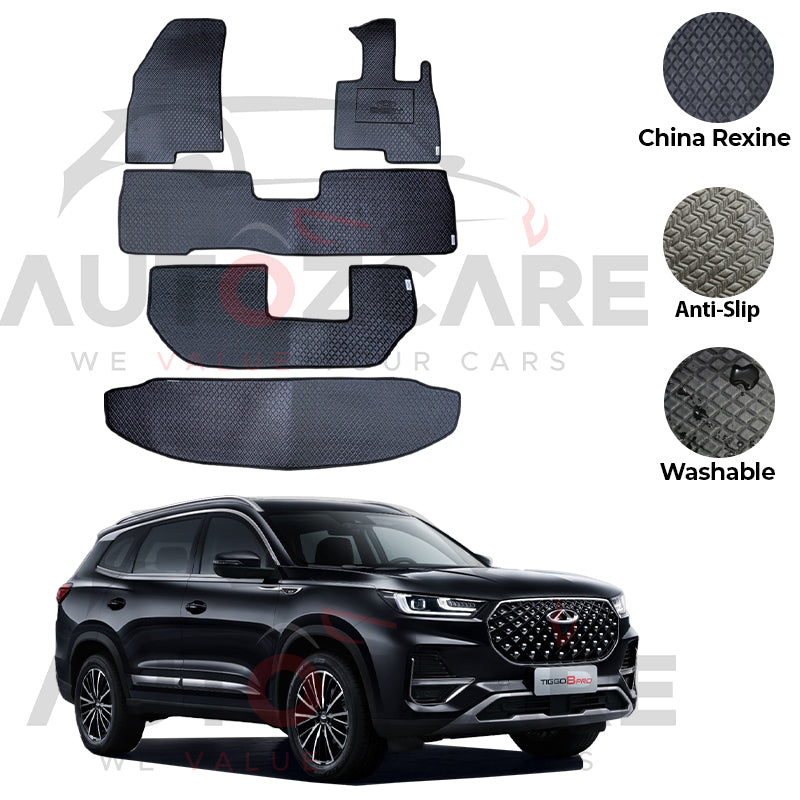 Chery Tiggo 8 Pro China Rexine Floor Mat 5PCS - Model 2022-2025