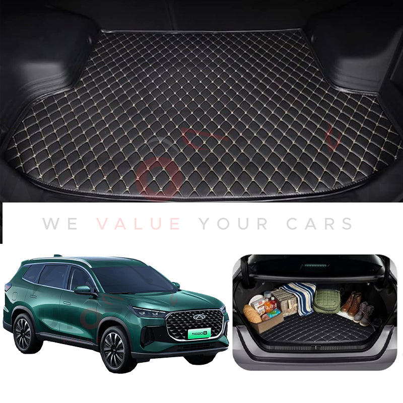 Chery Tiggo 8 Pro Hybridro 7D Custom Car Trunk Mat - Model 2026