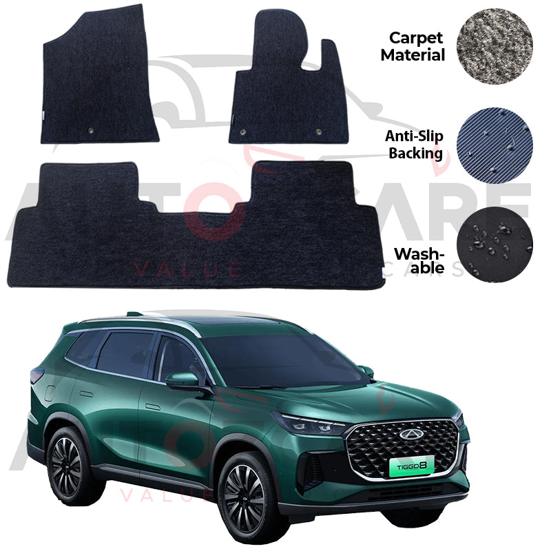 Chery Tiggo 8 Pro Hybrid Genuine Fitting Carpet Floor Mat 5PCS - Model 2026
