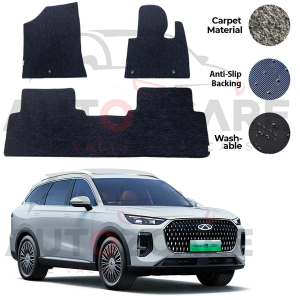 Chery Tiggo 9 Fitting Carpet Floor Mat 4PCS - Model 2026