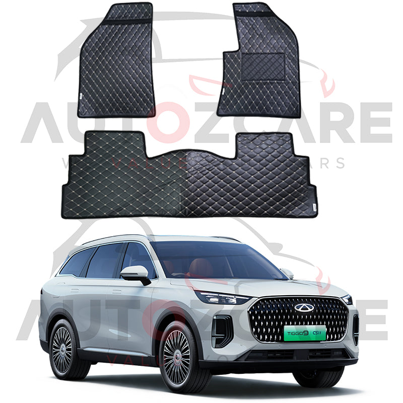 Chery Tiggo 9 7D Floor Mat (Flat Style) 4PCS - Model 2026