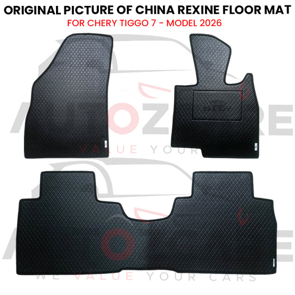 Chery Tiggo 7 China Rexine Floor Mat 3PCS - Model 2026