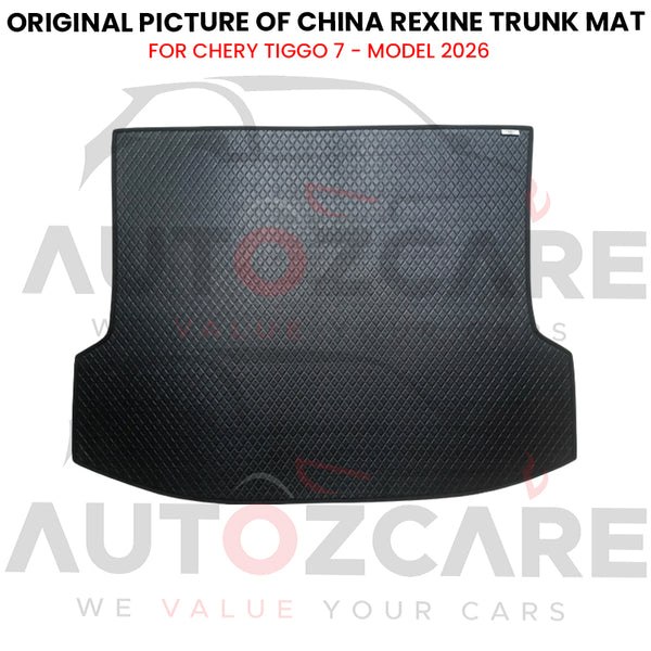 Chery Tiggo 7 China Rexine Custom-Size Trunk Mat - Model 2026