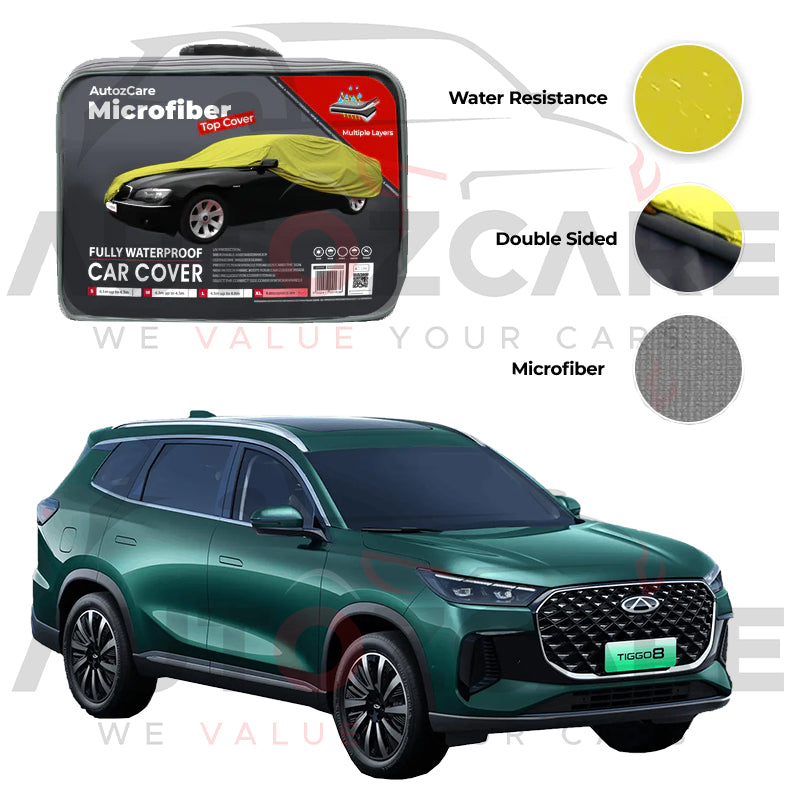 Chery Tiggo 8 Pro Hybrid Microfiber Car Top Cover - Model 2026