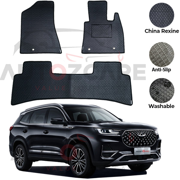 Chery Tiggo 8 Pro China Rexine Floor Mat 5PCS - Model 2022-2025