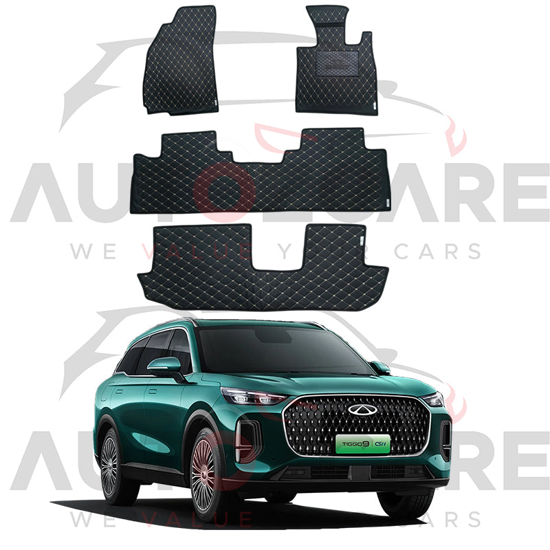 Chery Tiggo 9 7D Floor Mat (Flat Style) 4PCS - Model 2026