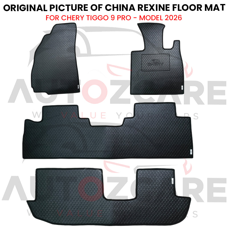 Chery Tiggo 9 China Rexine Floor Mat 4PCS - Model 2026