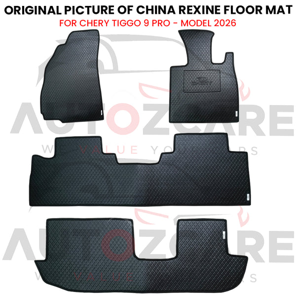 Chery Tiggo 9 China Rexine Floor Mat 4PCS - Model 2026