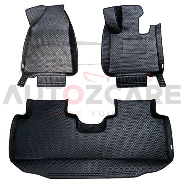 Toyota Yaris Hatchback China Rexine Floor Mat (Tray Style) 3PCS - Model 2019-2025